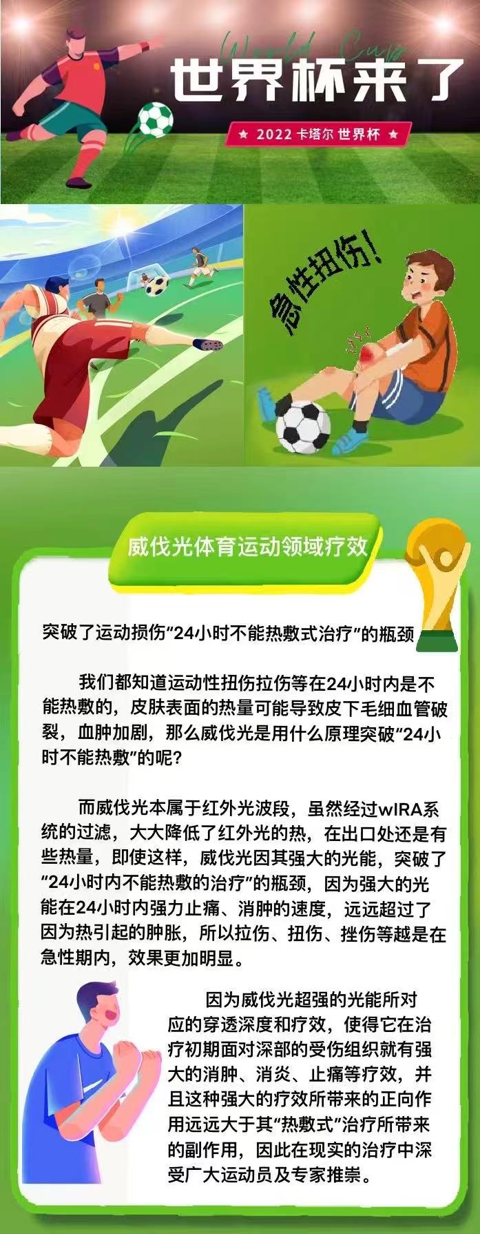 威伐光——体育运动领域